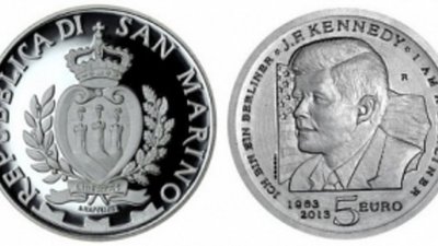 В честь Кеннеди отчеканили серебряную монету