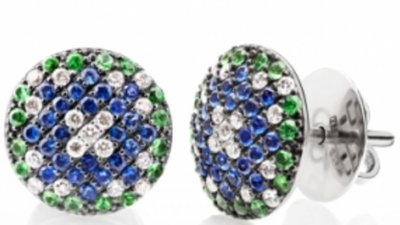 Ювелиры Oberig Jewelry внедрили в свое фирменное паве крупные драгоценные камни и не прогадали