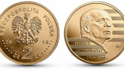 В Польше изготовили монету «Витольд Лютославский»