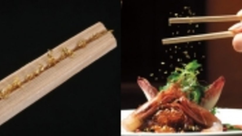 Золотые хлопья Kinbashi Gold Chopsticks