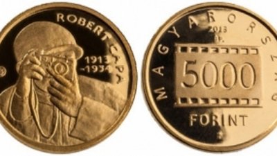 «Роберт Капа» - золотая монета Венгрии
