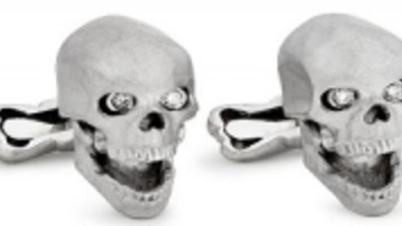 Стильные запонки с черепами от Ralph Lauren