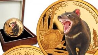 На цену монеты «Тасманийский дьявол» повлиял ее тираж