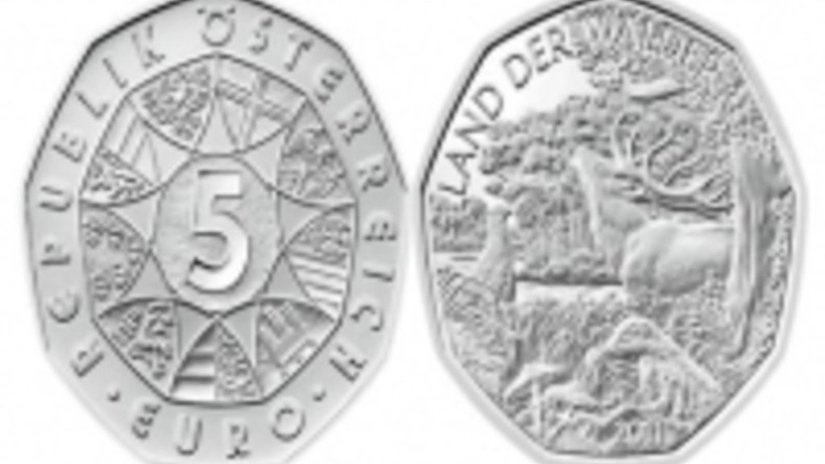 Австрийский Монетный двор представил серебяную монету «Страна лесов»