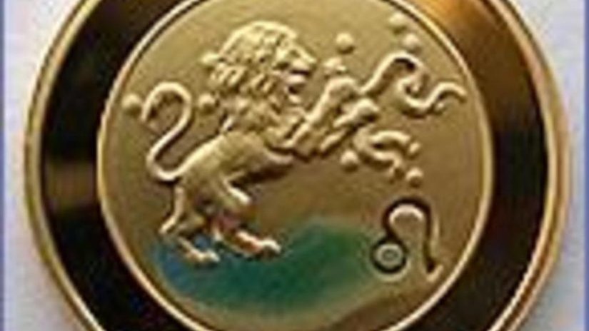Центробанк Армении ввел в обращение золотую памятную монету «Лев» из серии «Знаки Зодиака»