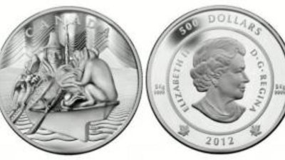 В Канаде отчеканили серебряную монету-гигант