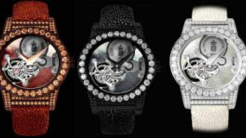 Удивительно красивая новинка De Grisogono – наручные часы Tondo Tourbillon Gioiello