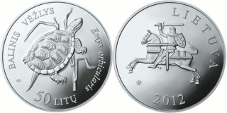 Новости   «Болотная черепаха» - коллекционная монета Литвы