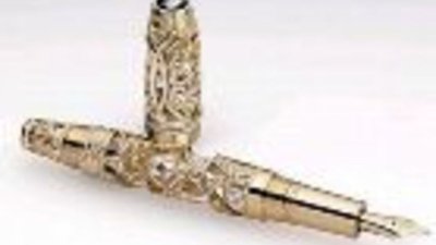 В разгар кризиса в Британии выпущена перьевая ручка стоимостью 1,3 млн долларов