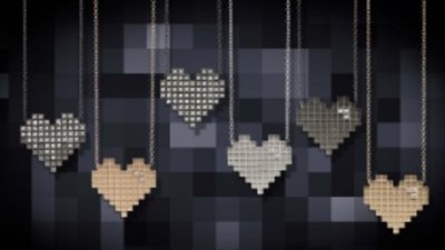 Пиксельные ювелирные украшения
