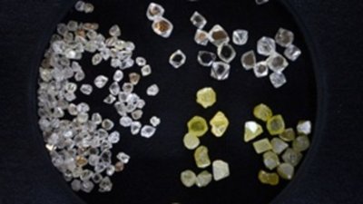Россия на 8,5% увеличила годовую добычу алмазов