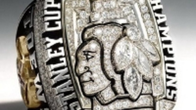 Чемпионы Кубка Стэнли Чикаго Блэкхокс получили кольца
