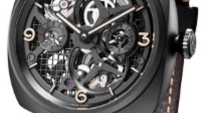 Роскошные часы Radiomir Tourbillon GMT Ceramica