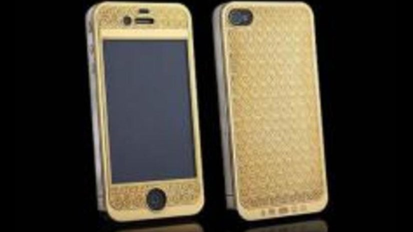 Золотой смартфон Suvarna Bullion iPhone 4S