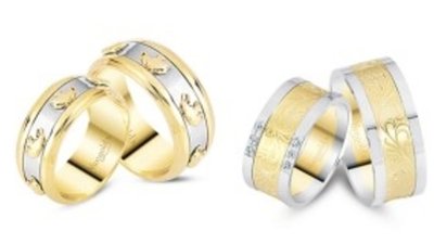 Оригинальный взгляд на обручальные кольца