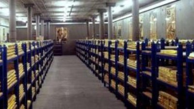 В интернете появились фотографии золотого хранилища Банка Англии