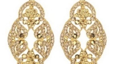 Элегантные серьги Badgley Mischka Gold Lace