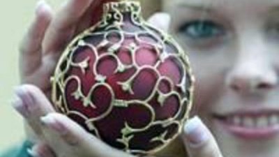 Драгоценный новогодний шар