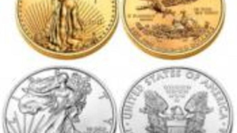 Новые золотые американские монеты