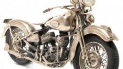 Silver Harley Davidson от Cartier