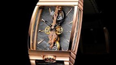 Новая модель из знаменитой серии часов Corum Golden Bridge