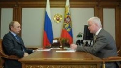 Владимир Путин обсудил работу АЛРОСА с Федором Андреевым