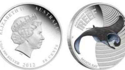 Гигантскому скату посвящена монета «Манта»