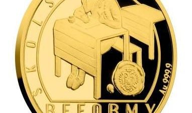 Чешский монетный двор выпустил золотые монеты «Реформы Марии Терезии»