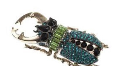 Цветы и насекомые: украшения от Roberto Cavalli