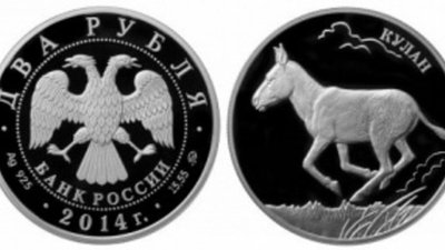 На монете Банка России изображен кулан