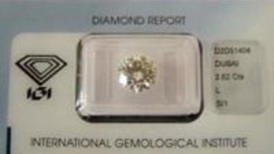 Таможня «Борисполя» отобрала у пассажира бриллиант в 3 карата