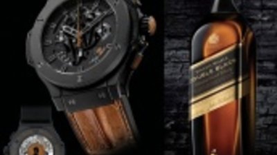 Виски Johnnie Walker и часы Big Bang Aero Johnnie Walker Whisky Limited Edition от Hublot