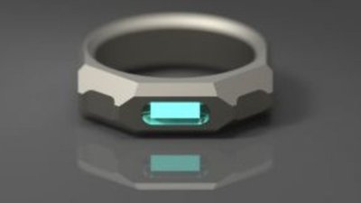 Титановые кольца с тригалайтом TRITiRING