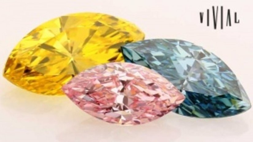 Цветные алмазы – новинка от компании Vivial
