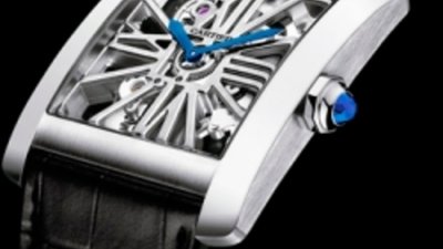 Скелетонированные часы Tank MC Skeleton от Cartier