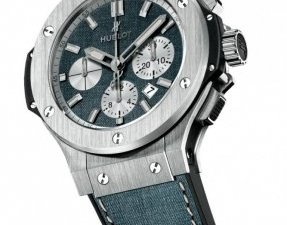Необыкновенные часы из джинса — модный хронометр от Hublot
