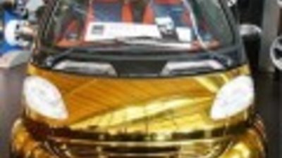 В моду входят позолоченные автомобили