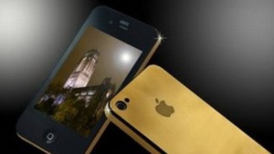 Золотой iPhone 4G от Стюарта Хьюджеса