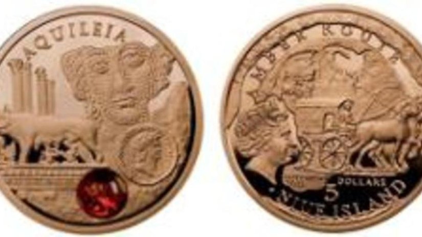 Польский монетный двор выпустил золотую монету в честь древнеримского города Аквилея