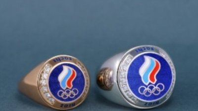 Олимпийским чемпионам вручены кольца от АДАМАС