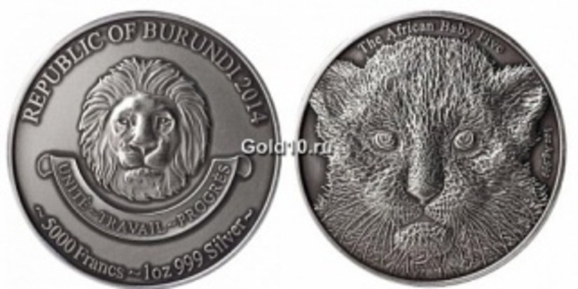 Монета «Леопард» имеет ультравысокий рельеф