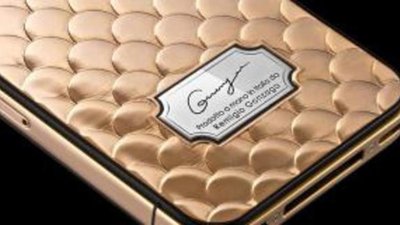 Золотой Apple iPhone 4s ручной работы от итальянцев