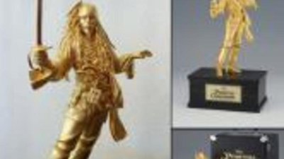 Золотые статуэтки Джека Воробья