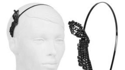 Gucci выпустил элегантный рутениевый обруч с бантом из кристаллов Swarovski