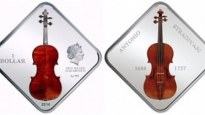 «Леди Блант»: самая дорогая в мире скрипка показана на монете