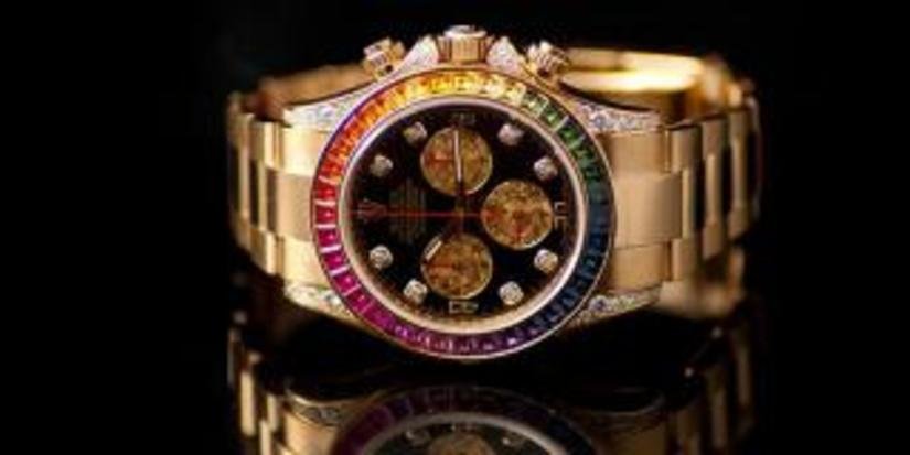 Часы Rolex Daytona Rainbow: драгоценная радуга на руке