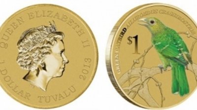 В Австралии поступила в продажу монета «Зеленый дрозд»