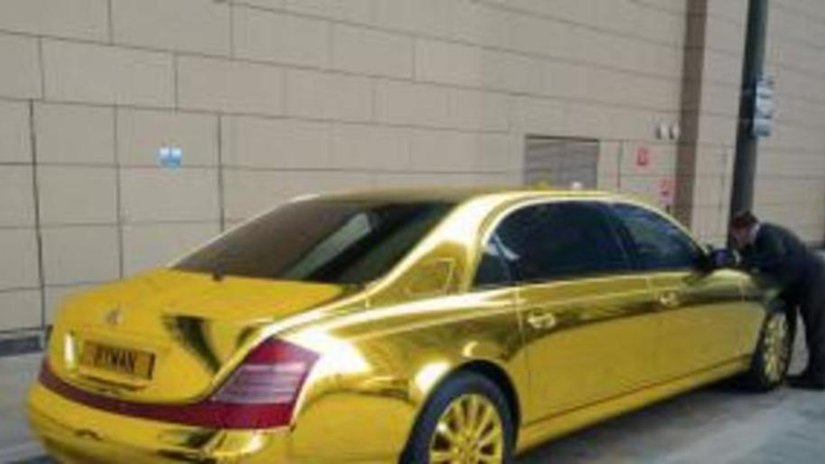 Золотой Maybach 62 стоимостью в $56.900.000