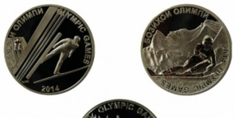 В Таджикистане выпустили сразу три олимпийские монеты