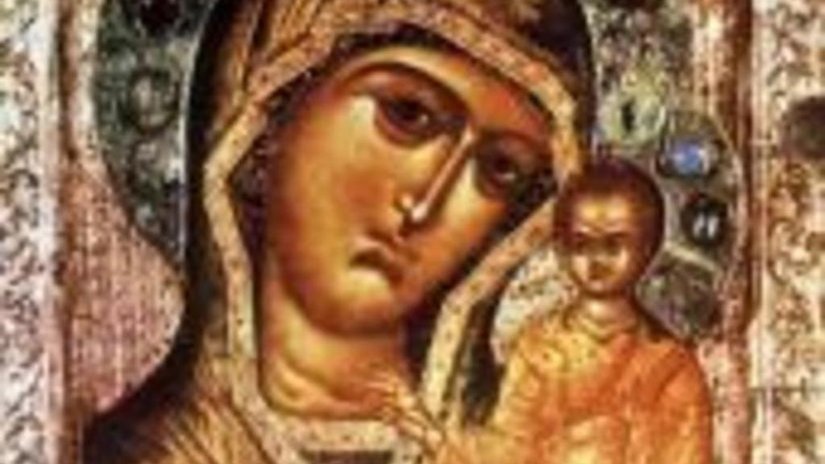 В церкви Крапивинска появилась икона Казанской Божьей Матери
